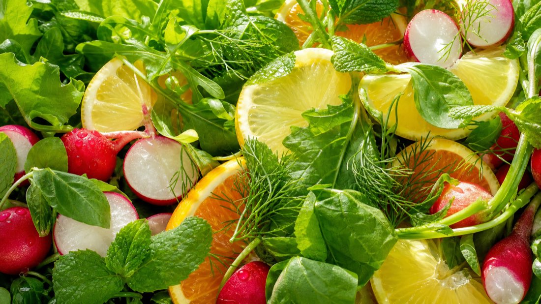 Fresh organic produce